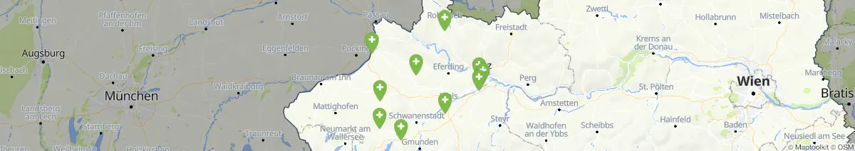 Kartenansicht für Apotheken-Notdienste in der Nähe von Steegen (Gemeinde, Oberösterreich) (157)